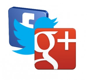 social media facebook twitter google+